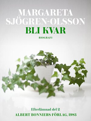 cover image of Bli kvar